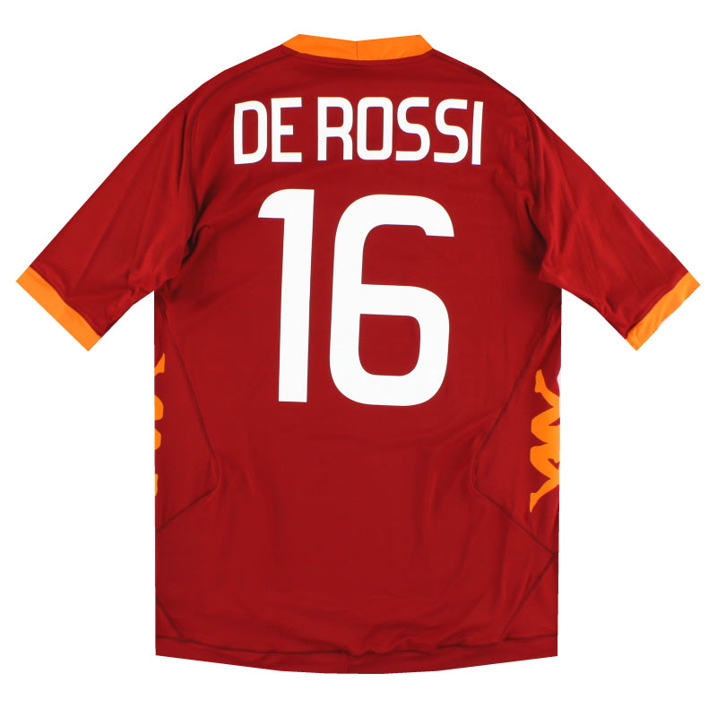 2011-12 Roma Kappa Home Shirt De Rossi #16 *w/tags* XL Football Shirt