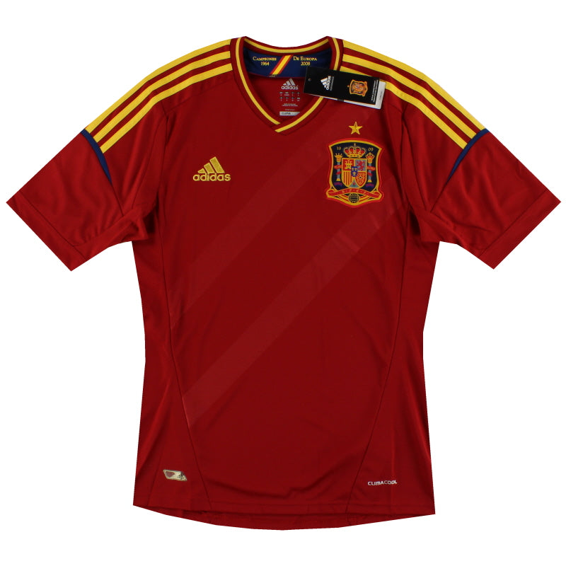 2011-12 Spain adidas Home Shirt *w/tags* S Football Shirt