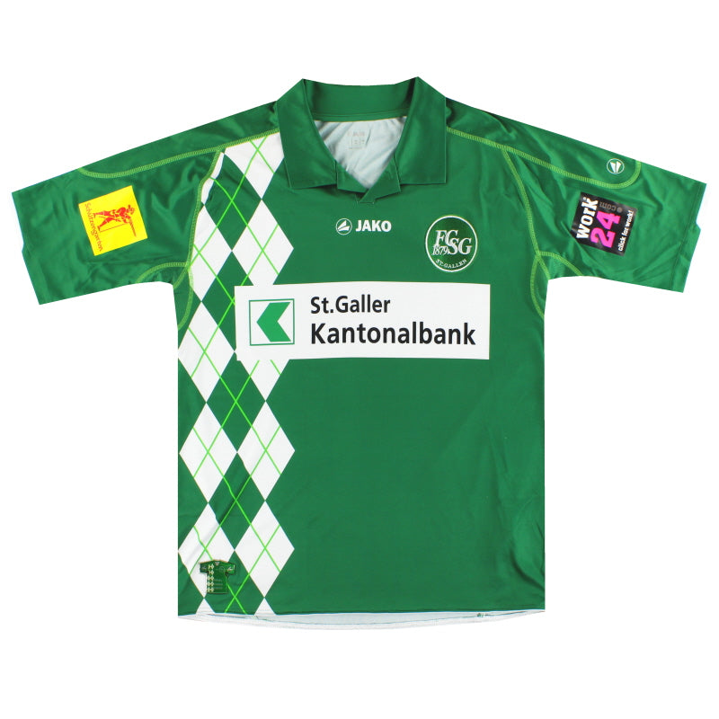 2011-12 St Gallen Jako Home Shirt M Football Shirt