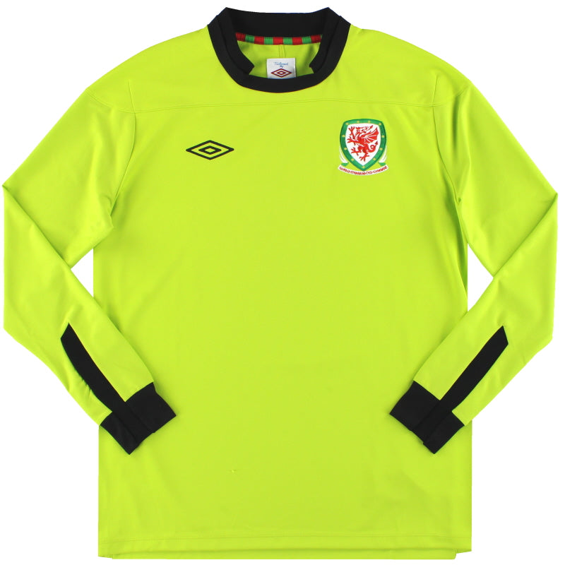 2011-12 Wales Umbro Goalkeeper Shirt M  Football Shirt