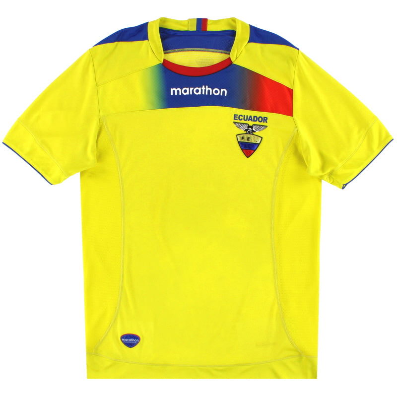 2011-13 Ecuador Marathon Home Shirt S Football Shirt