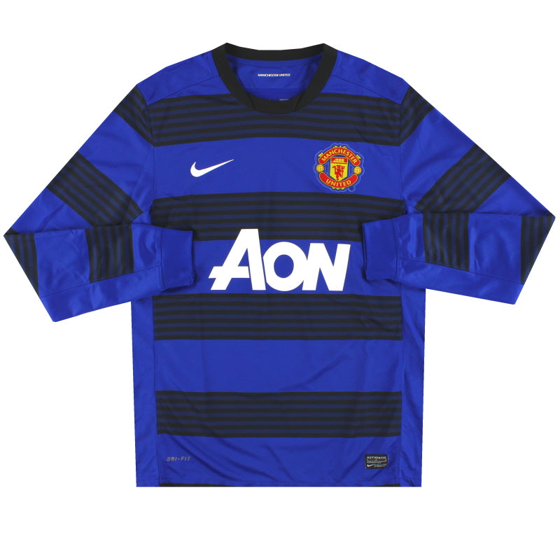 2011-13 Manchester United Nike Away Shirt *Mint* L/S M Football Shirt