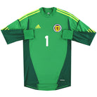 2011-13 Scotland adidas Player Issue Goalkeeper Shirt #1 M Football Shirt