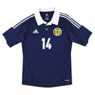 2011-13 Scotland adidas Player Issue Home Shirt #14 M Football Shirt