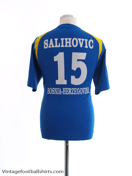 2011 Bosnia and Herzegovina Home Shirt Salihovic #15 L Football Shirt