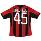 2012-13 AC Milan Home Shirt Balotelli #45 S Football Shirt