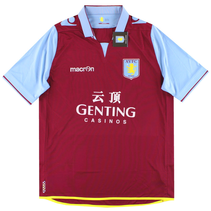 2012-13 Aston Villa Macron Home Shirt *w/tags* XL Football Shirt