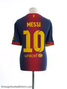 2012-13 Barcelona Home Shirt Messi #10 XL Football Shirt