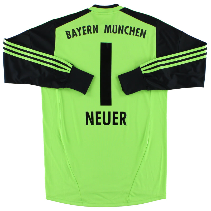 2012-13 Bayern Munich Goalkeeper Shirt Neuer #1 *Mint* M Football Shirt