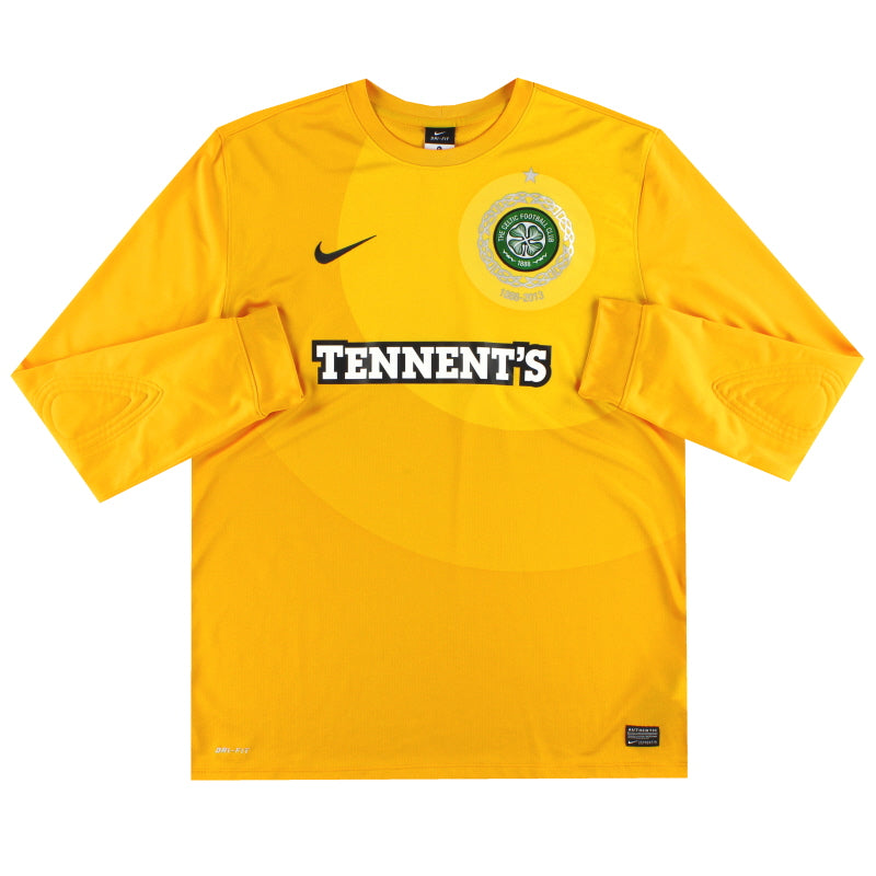 2012-13 Celtic Nike '125th Anniversary' Goalkeeper Shirt L/S #1 XL Football Shirt