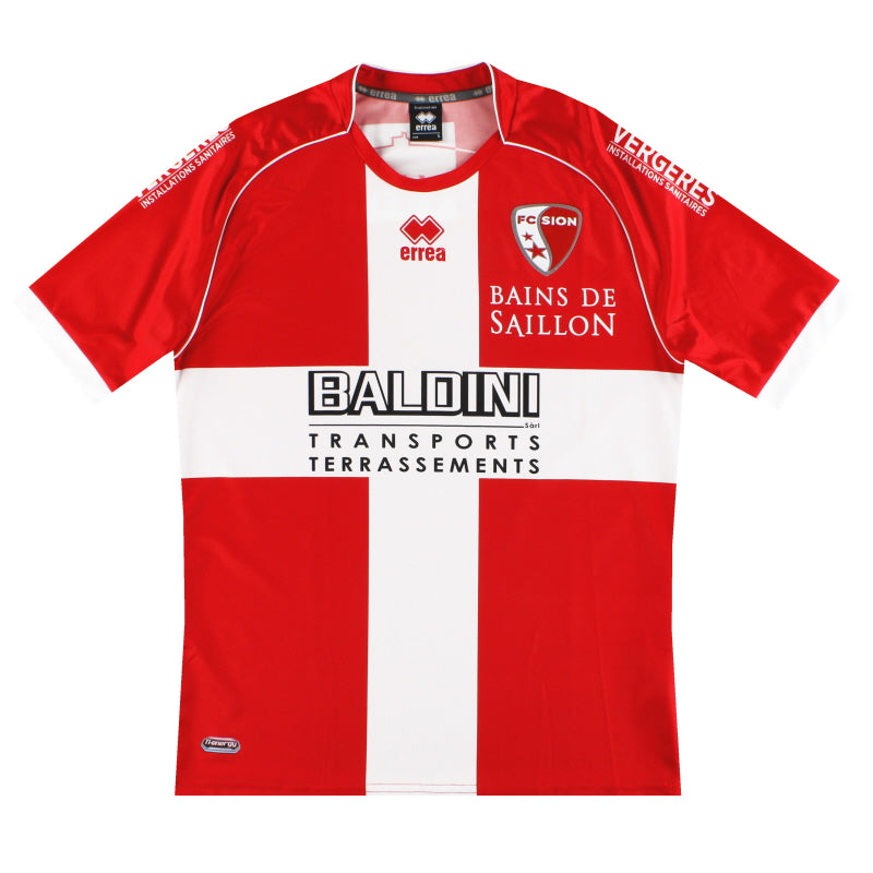 2012-13 FC Sion Errea Away Shirt L Football Shirt