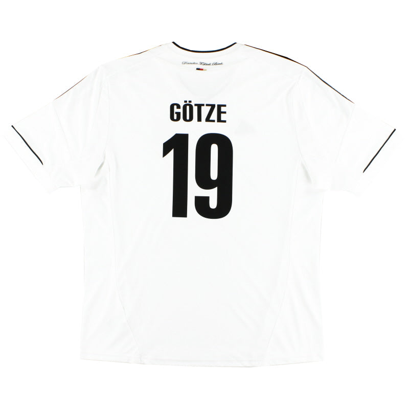 2012-13 Germany Home Shirt Gotze #19 XL Football Shirt