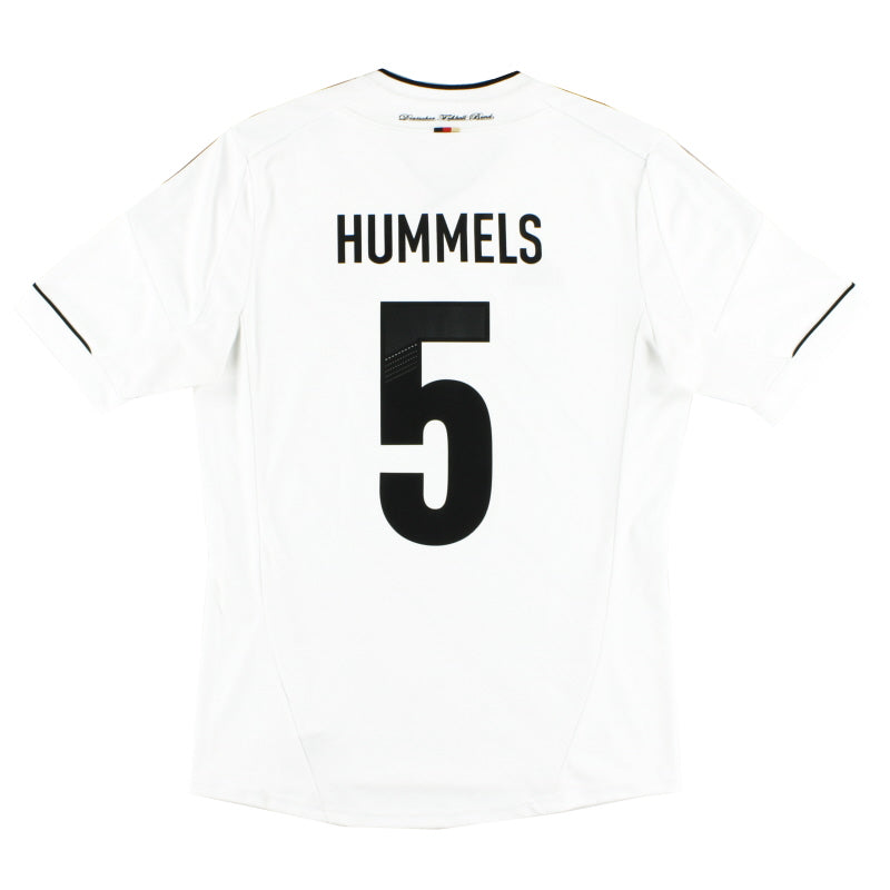 2012-13 Germany Home Shirt Hummels #5 M Football Shirt