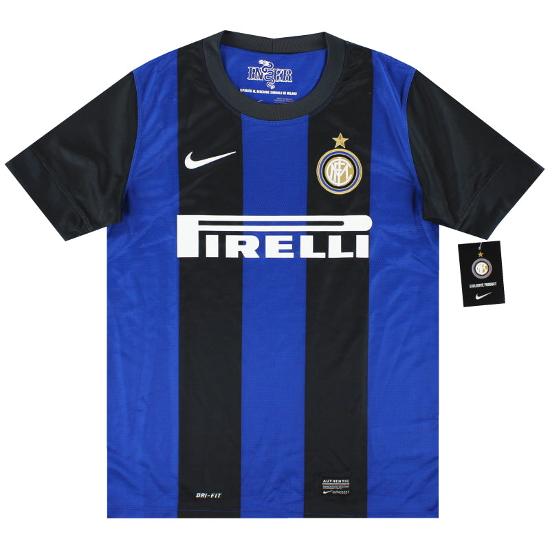 2012-13 Inter Milan Nike Home Shirt *w/tags* M.Boys Football Shirt