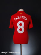 2012-13 Liverpool European Home Shirt Gerrard #8 M Football Shirt