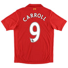 2012-13 Liverpool Warrior Home Shirt Carroll #9 S Football Shirt