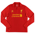 2012-13 Liverpool Home Shirt L/S S Football Shirt