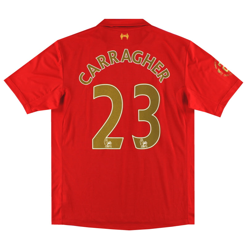 2012-13 Liverpool Warrior 'One-Club' Home Shirt Carragher #23 *Mint* XL Football Shirt