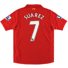 2012-13 Liverpool Warrior Home Shirt Suarez #7 XXL Football Shirt