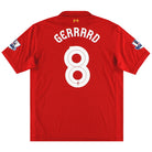 2012-13 Liverpool Warrior Home Shirt Gerrard #8 XL Football Shirt