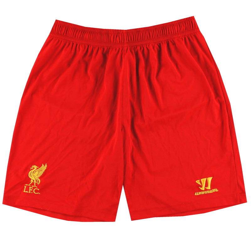 2012-13 Liverpool Warrior Home Shorts *As New* L Football Shorts