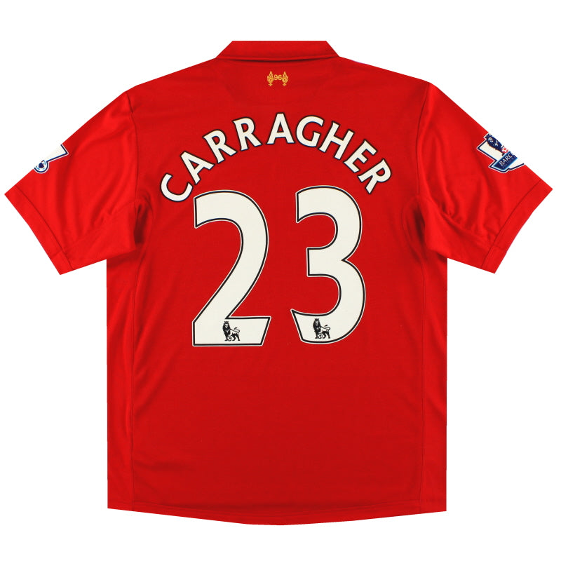 2012-13 Liverpool Warrior Home Shirt Carragher #23 L Football Shirt