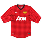 2012-13 Manchester United Home Shirt L/S L Football Shirt