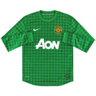 2012-13 Manchester United Nike Goalkeeper Shirt L.Boys Football Shirt