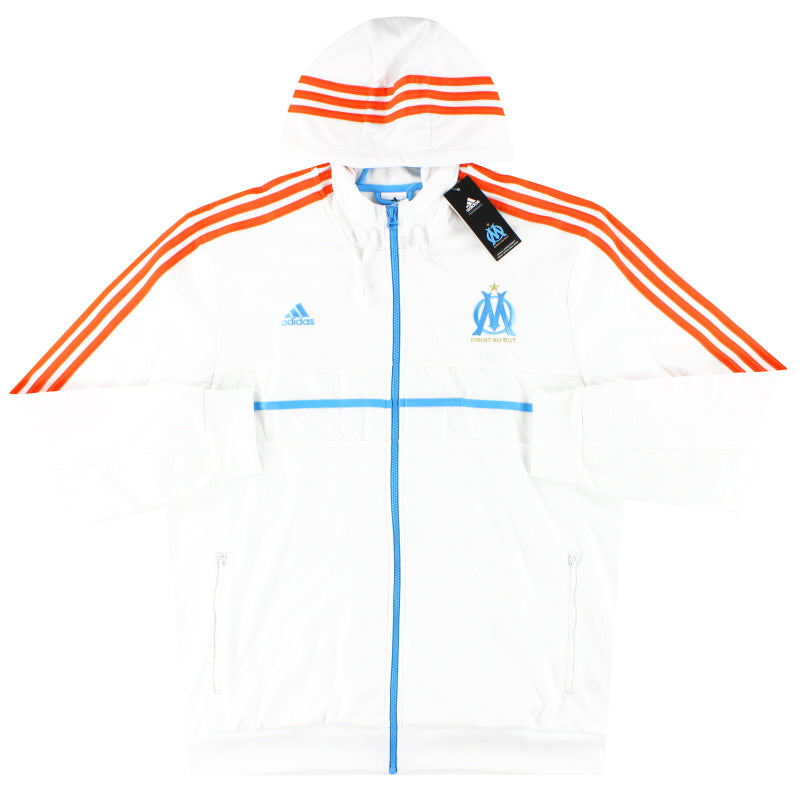 2012-13 Olympique Marseille adidas Hooded Anthem Jacket *w/tags* XL Jacket