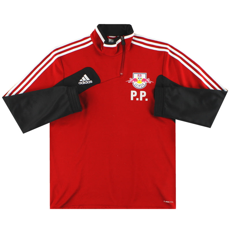 2012-13 RB Leipzig adidas Staff Issue 1/4 Zip Top XL Football Shirt