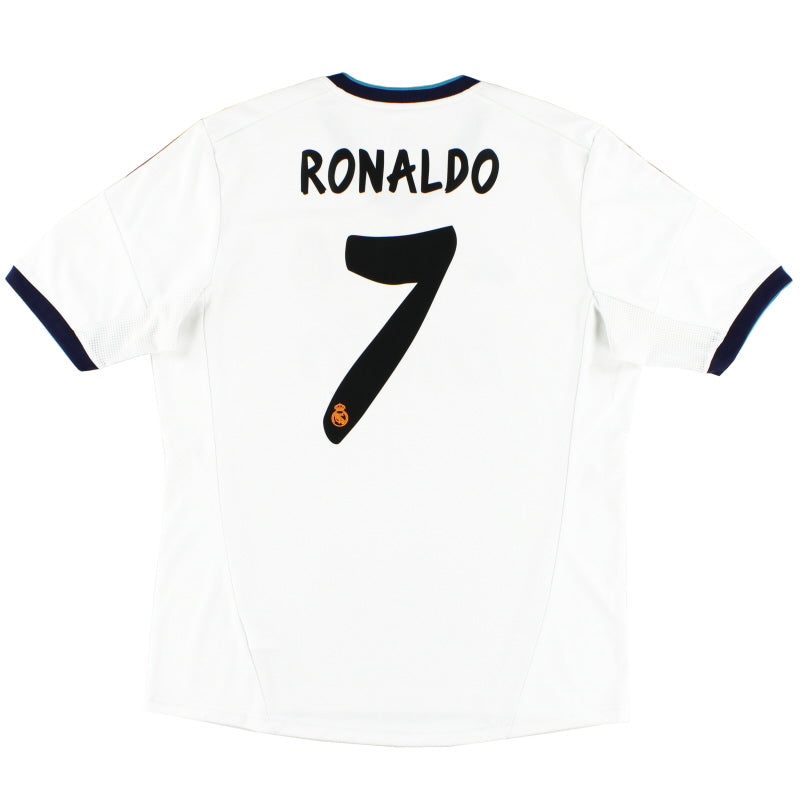 2012-13 Real Madrid Home Shirt Ronaldo #7 L Football Shirt