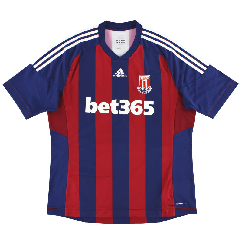 2012-13 Stoke City adidas '150 Years' Away Shirt XL Football Shirt