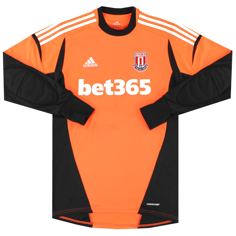 2012-13 Stoke City adidas Formotion '150 Years' Goalkeeper Shirt *Mint* M Football Shirt