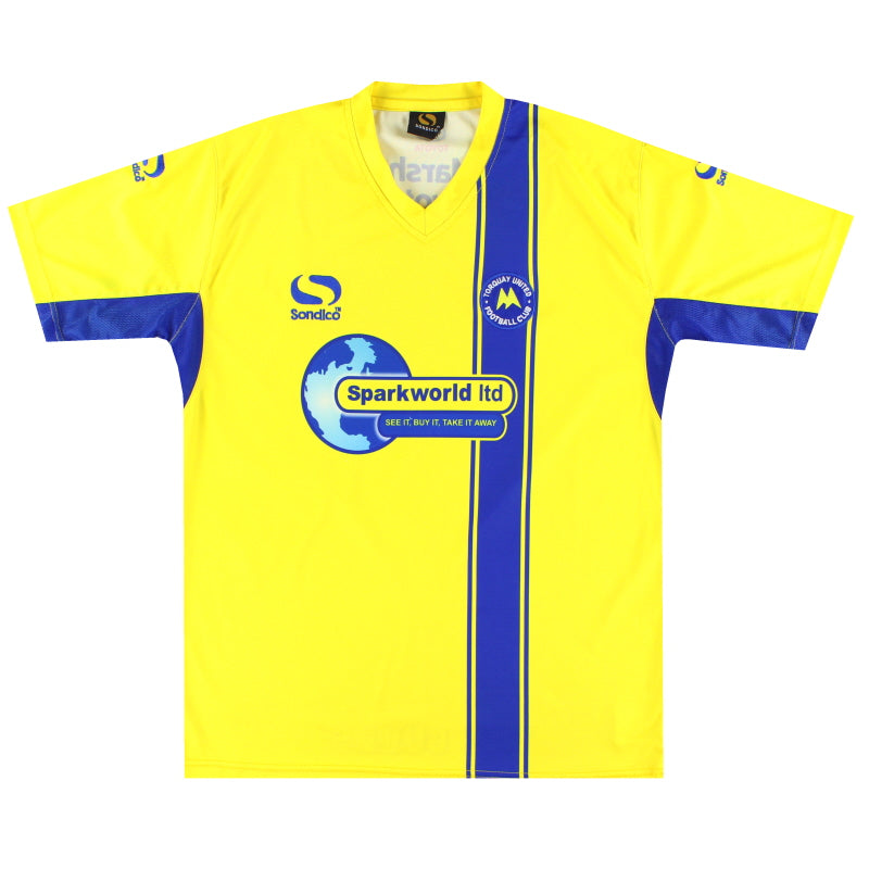 2012-13 Torquay Sondico Home Shirt L Football Shirt