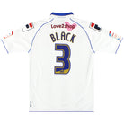 2012-13 Tranmere Rovers Fila Player Issue Home Shirt Black #3 M Football Shirt