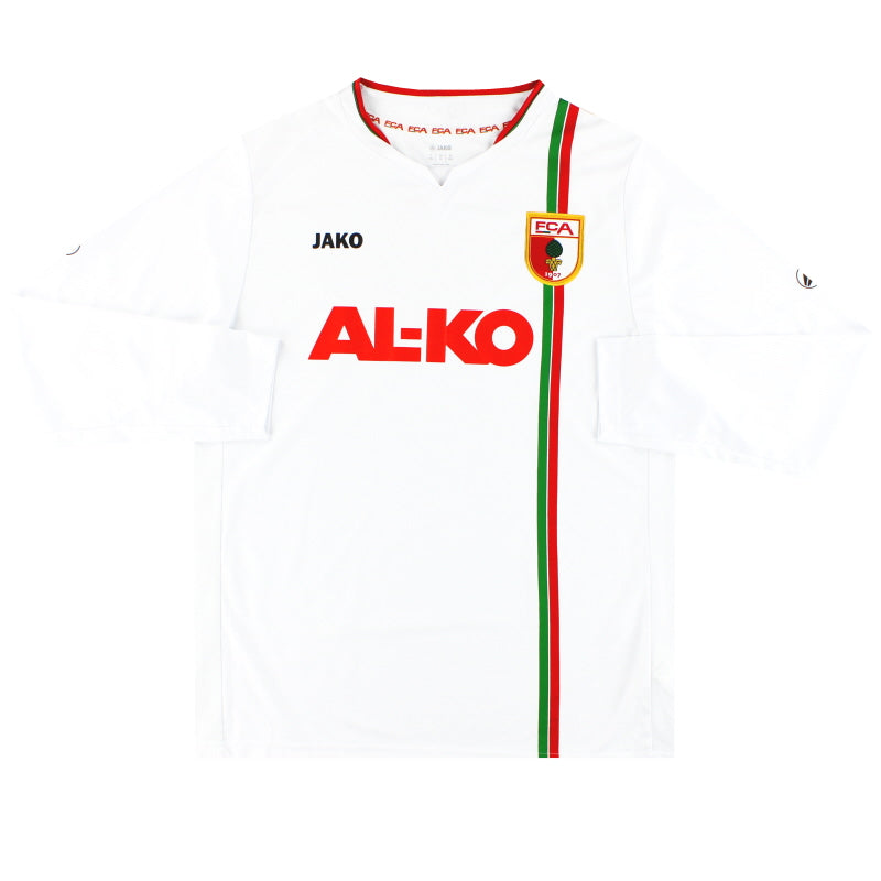 2012-14 Augsburg Jako Home Shirt L/S *Mint* XL Football Shirt