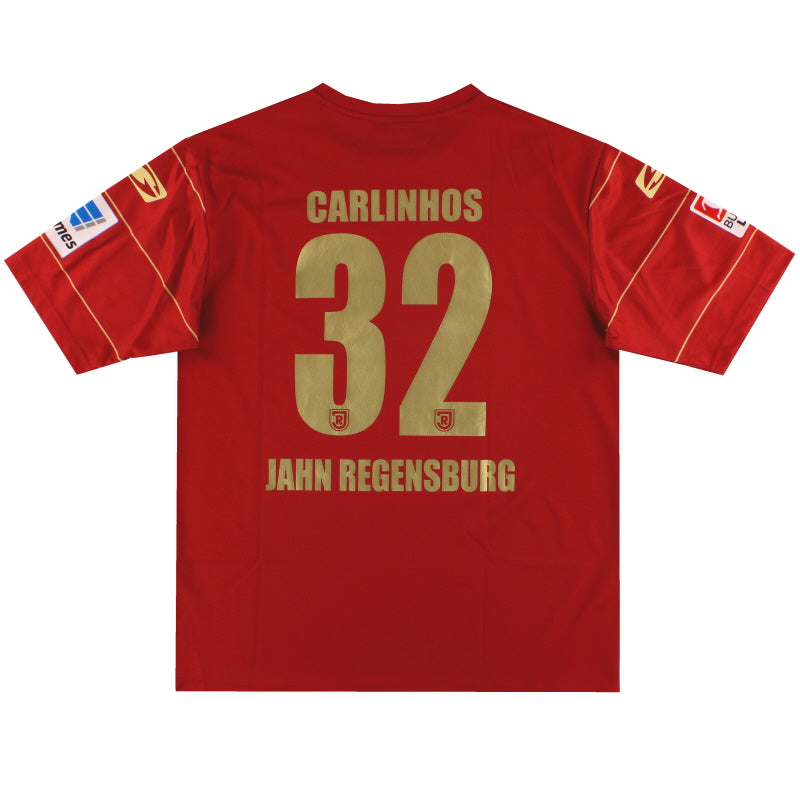 2012-14 Jahn Regensburg Saller Away Shirt Carlinhos #32 L/XL Football Shirt