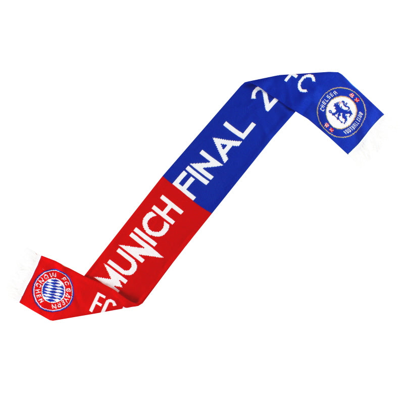 2012 Bayern Munich Vs Chelsea 'Munich Final 2012' Scarf *As New* Football Shirt