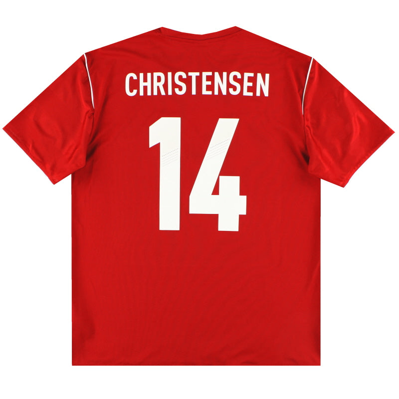 2012 Denmark adidas Fan Home Shirt Christensen #14 XL Football Shirt