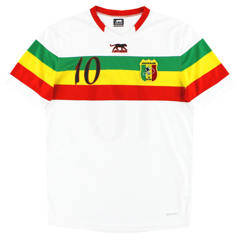 2012 Mali Airness Player Issue Away Shirt #10 L Football Shirt