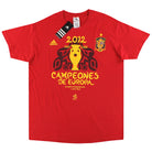 2012 Spain adidas 'Campeones De Europa' T-Shirt *BNIB* T-Shirt