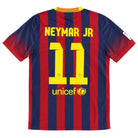 2013-14 Barcelona Home Shirt Neymar Jr #11 XL.Boys Football Shirt