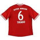 2013-14 Bayern Munich adidas Home Shirt Thiago #6 S Football Shirt