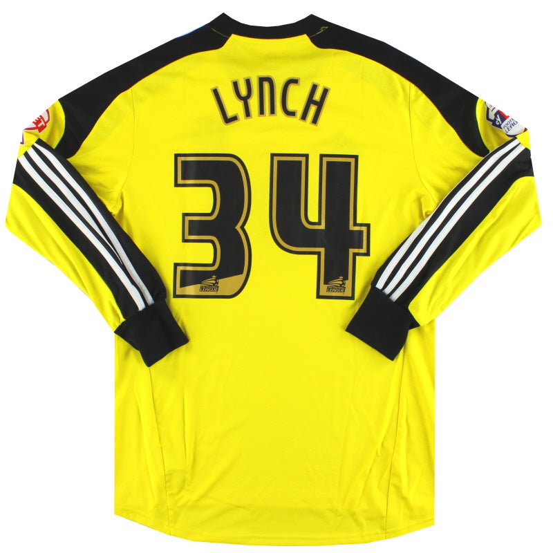 2013-14 Bolton adidas Formotion Player Issue GK Shirt Lynch #34 XL Goalkeeper Shirt