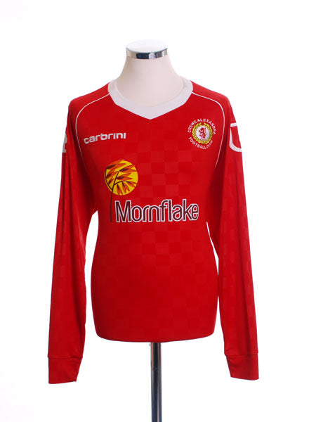 2013-14 Crewe Alexandra Home Shirt *Mint* L/S L Football Shirt