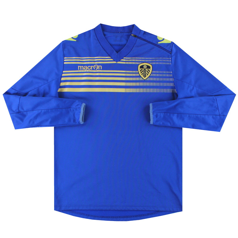 2013-14 Leeds Macron 1/4 Zip Top M Football Shirt