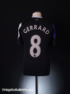 2013-14 Liverpool Third Shirt Gerrard #8 M Football Shirt