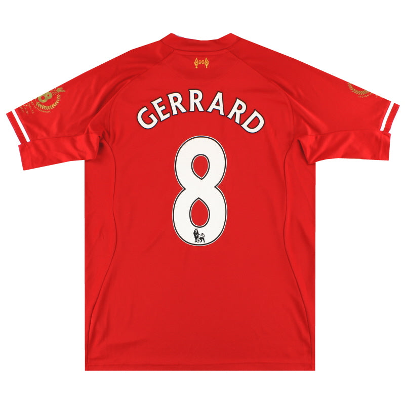 2013-14 Liverpool Warrior 'Gerrard Testimonial' Home Shirt Gerrard #8 *Mint* L  Football Shirt