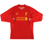 2013-14 Liverpool Warrior Home Shirt L/S L Football Shirt