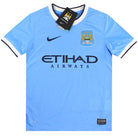 2013-14 Manchester City Nike Home Shirt *BNIB* XS.Boys Football Shirt